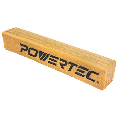 POWERTEC 71407 Schleifreinigungsstab für Schleifbänder & Scheiben, 30,5 cm, Naturkautschuk-Radiergummi, Holzbearbeitungswerkstatt Werkzeuge für Schleifperfektion von PowerTec