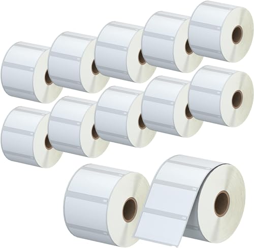 Powerwerk - 100 Rollen 11354 Selbstklebende Etiketten Kompatibel mit DYMO S0722540, 57mm x 32mm, 10000 Mehrzwecketiketten für LabelWriter 450 Serie und 4XL von Powerwerk