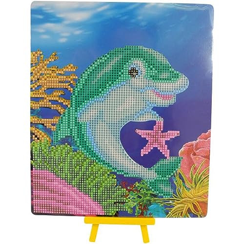 Pracht Creatives Hobby GmbH Diamond Painting Delfin mit Aufsteller von Pracht Creatives Hobby GmbH