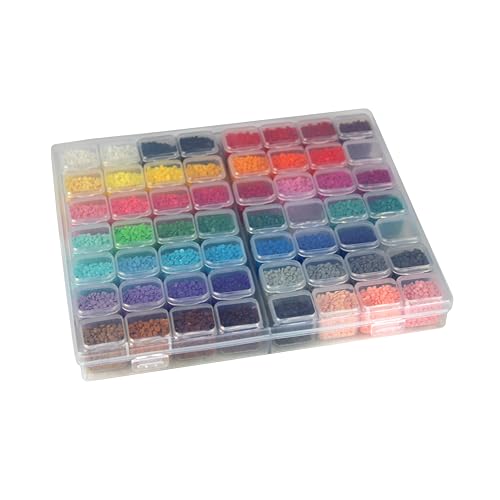 Pracht Creatives Hobby Diamond Painting, Aufbewahrungsbox für Diamanten Steine, Sortierbox mit 56 Fächern von Pracht Creatives Hobby