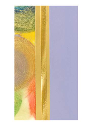 Pracht Creatives Hobby 7074-20885 Wachsplatten Mix violett / gold, 3 halbe Wachsstreifen, ca. 200 x 50 x 0,5 mm, zum Modellieren und Verzieren von Kerzen von Pracht Creatives Hobby