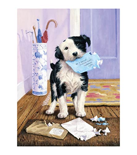 Pracht Creatives Hobby Pracht Creatives Hobby Royal & Langnickel - Malen nach Zahlen Junior Hund mit Post, enthält Farben und Pinsel, für Erwachsene und Kinder ab 8 Jahren von Pracht Creatives Hobby