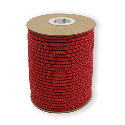 Pracht Hobby 1693-04243 - Makramee-Garn Rot, 4 mm x 30 m, Kordel aus recyceltem Papier, zum Häkeln, Stricken und Gestalten von trendigen Wohn- und Modeaccessoires von Pracht Creatives Hobby