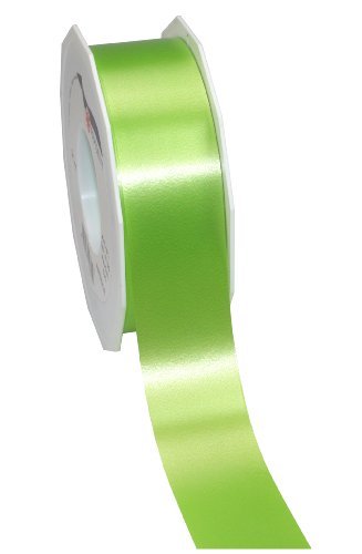 C.E. PATTBERG Geschenkband apfelgrün, 91 Meter Ringelband 40 mm zum Basteln, Dekorieren & Verpacken von Geschenken zu jedem Anlass von PRÄSENT