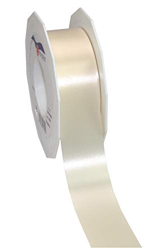 C.E. PATTBERG Geschenkband créme, 91 Meter Ringelband 40 mm zum Basteln, Dekorieren & Verpacken von Geschenken zu jedem Anlass von Präsent