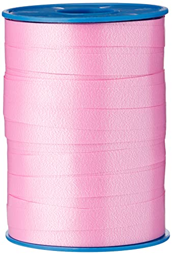 Präsent C.E. PATTBERG Geschenkband pink, 250 Meter Ringelband 10 mm zum Basteln, Dekorieren & Verpacken von Geschenken zu jedem Anlass von Präsent