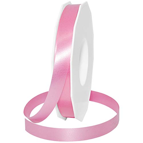 C.E. PATTBERG Geschenkband rosa, 91 Meter Ringelband 15 mm zum Basteln, Dekorieren & Verpacken von Geschenken zu jedem Anlass von Präsent