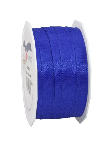 Präsent - EUROPA Geschenkband - royalblau - 50-m-Rolle 10 mm von Morex Ribbon