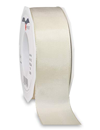 Geschenkband 25m/40mm Lyon creme von Präsent