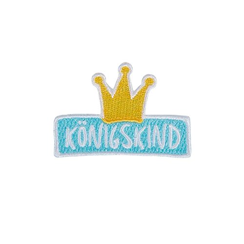 Praisent Königskind® Textil-Patch - 1 Stück, 5 x 3,6 cm, Religiös, Patch von Praisent