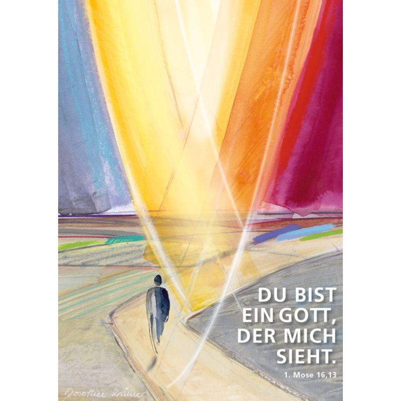 Jahreslosung 2023 - Blickwechsel - Kunstblatt 40 X 60 Cm von Praxisverlag buch+musik