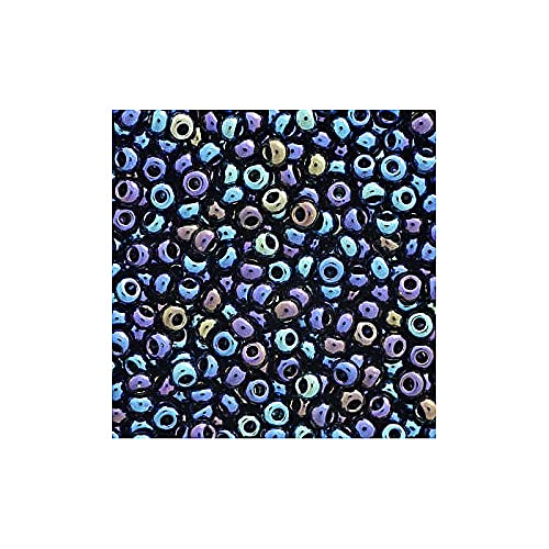 20 g Preciosa Rocailles - Blaue Iris, 10/0 ca. 2,3 mm (PRECIOSA seed beads - blue iris, 10/0 approx. 2.3 mm) von Preciosa