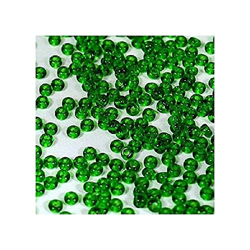 20 g Preciosa Rocailles - Smaragd, 11/0 ca. 2,1 mm (PRECIOSA seed beads - emerald, 11/0 approx. 2,1 mm) von Preciosa