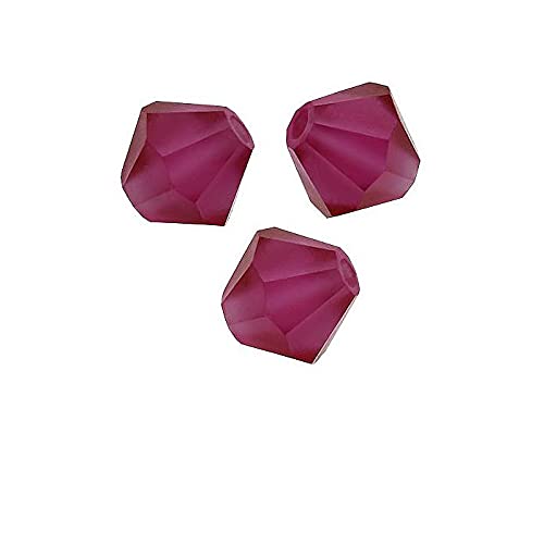 36 stk PRECIOSA - MC Bead Rondelle, Fuchsia Matte 3,6x4 mm (PRECIOSA - MC Bead Rondelle, fuchsia mat) 36pcs von Preciosa