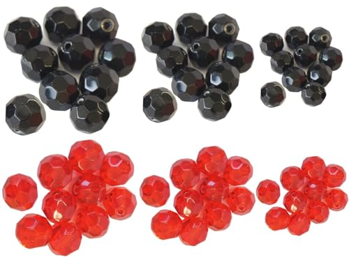 Predax 60 Glasperlen geschliffen - Perlen Sortiment für Dropshot, Texas & Carolina Rigs von Predax