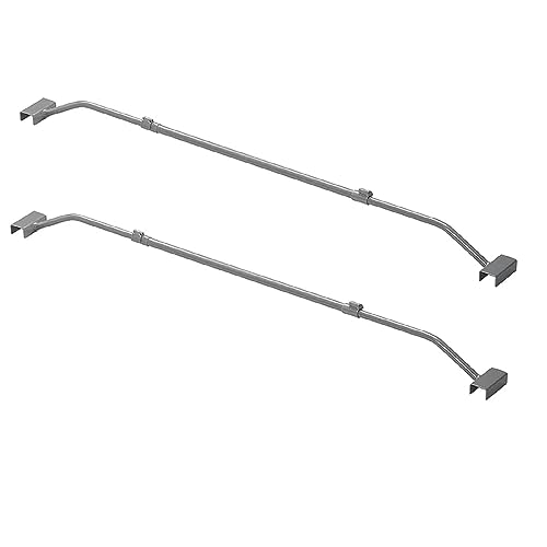 2x Flachplanenbügel für Anhänger 100-155 cm – Planenbügel Metall zur Befestigung und Spannen von Flachplanen Klammer Dicke bis 3,6cm Planenstütze Planenbefestigung von Preiswert&Gut