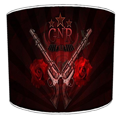 30,5cm Decke guns n roses red design Lampenschirmes von Premier Lighting Ltd