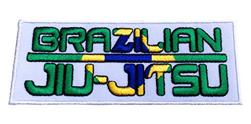 Brazilian Jiu Jitsu Patch Bestickt Aufbügeln/Nähen (12,7 cm) BJJ Grappling GI Abzeichen Aufnäher von Premier Patches