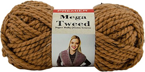 Premier Yarns 1007-21 Garn Mega Tweed Kamel, multi, Einheitsgröße von Premier Yarns