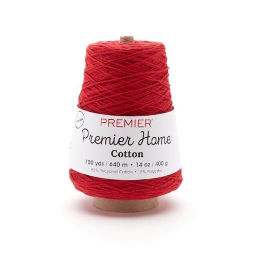 Premier Yarns 1033-04 Home Baumwollgarn, konisch, Cranberry von Premier Yarns