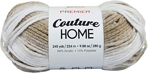 Premier Yarns 612366 Garn COUTURE HOME LATTE, Einheitsgröße, 224 meter von Premier Yarns