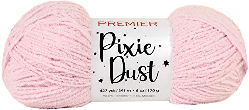 Premier Yarns 1106-12 Garn Pixie Dust Fairy Pink, Polyester, Fee Rosa, Einheitsgröße, 391 Meter von Premier Yarns