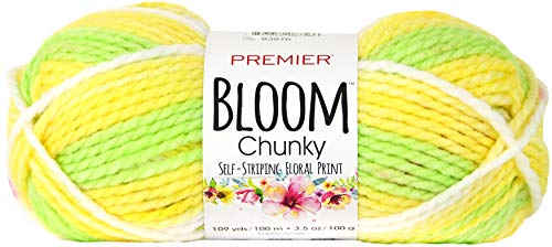 Premier Yarns 614814 1114-16 GARN Bloom Chunky Daisy, Acryl, gänseblümchen, Einheitsgröße, 100 Meter von Premier Yarns