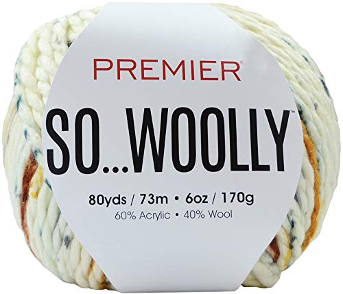 Premier Yarns 621747 1124-06 Garn SO WOLLY MULTI SEDONA, Einheitsgröße, 73 meter von Premier Yarns