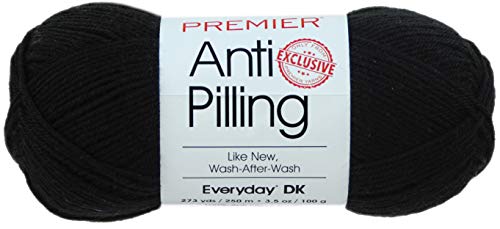 Premier Yarns Anti-Pilling Everyday DK Solids Garn, Schwarz von Premier Yarns