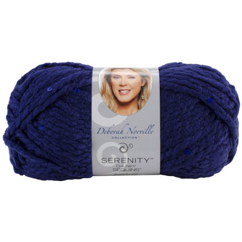 Premier Yarns Deborah Norville Collection Serenity Chunky Pailletten Yarn-Night Sky, andere, Mehrfarbig von Premier Yarns