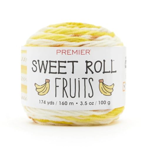 Premier Yarns Garn Sweet Roll FRT Banane, Acryl von Premier Yarns