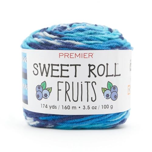 Premier Yarns Garn Sweet Roll FRT Blueberry, Acryl von Premier Yarns