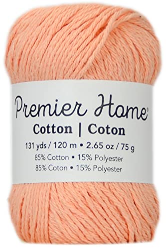 Premier Yarns Home Baumwollgarn, Pfirsichfarben von Premier Yarns