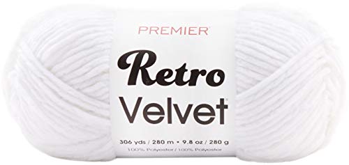 Premier Yarns Weißes Garn, Retro-Samt von Premier Yarns