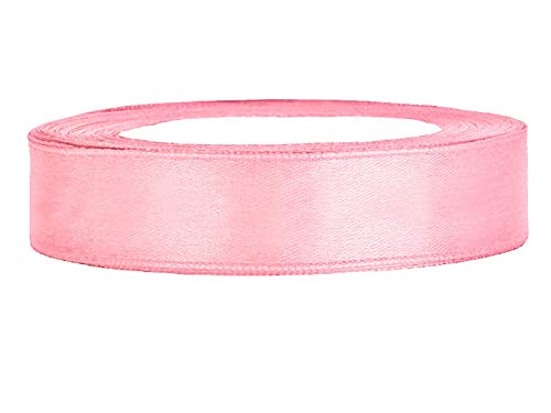 Premium Weddings Satinband rosa 12 mm 25 m - Schleifenband Geschenkband Dekoband von Premium Weddings