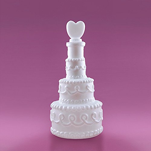 Seifenblasen Hochzeit Hochzeitstorte Herz 24 Stück - Gastgeschenke Hochzeit Give Aways - Wedding Bubbles Torte Soap Bubbles Cake - Hochzeitsseifenblasen Torte Weddingbubbles Cake von Premium Weddings