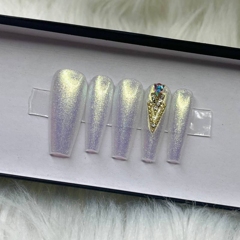 Muse | Schimmernde Schillernde Nageldruck Set von PressLabCo