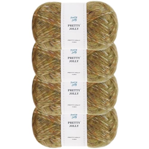 Pretty Jolly 4 Knäuel Tweed-Garn (Ingwer) von Pretty Jolly