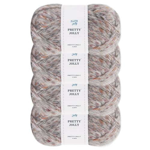 Pretty Jolly 4 Knäuel Tweed-Garn (Tintenwaschung) von Pretty Jolly