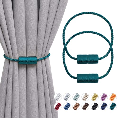 Pretty Jolly magnetische Vorhang Raffhalter handgefertigtes Gewebe Seil Vorhang-Raffhalter Einfachheit dekorative Vorhang drapieren Krawatte zurück für Haus & Büro Fenster Drapery, Grün, 2 Stück Pretty Jolly magnetische Vorhang Raffhalter handgefertigtes Gewebe Seil Vorhang-Raffhalter Einfachheit dekorative Vorhang drapieren Krawatte zurück für Haus & Büro Fenster Drapery, Grün, 2 Stück von Pretty Jolly