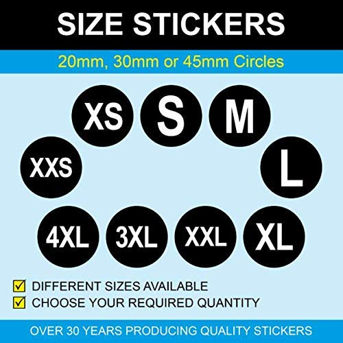 20mm 30mm Oder 45mm Größe Aufkleber - XXS - 20mm, Packung - 200 von Price stickers