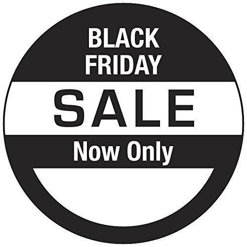 500 - Runde 25mm - Black Friday Angebotspreis Aufkleber/Etikett/Etiketten von Price stickers