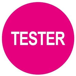 Tester Aufkleber - Rosa, 13mm Kreis, Packung - 1000 von Price stickers