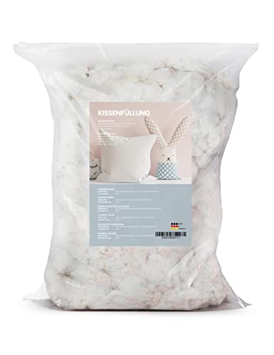 Primaflor Polyesterfasergemisch - 10 kg, Waschbare Füllwatte - Allergiker Geeignete Kissenfüllung - Bastelwatte zum Ausstopfen und Füllen - Made in Germany - Füllung für Kissen, Sitzsäcke und Stofftiere von Primaflor - Ideen in Textil