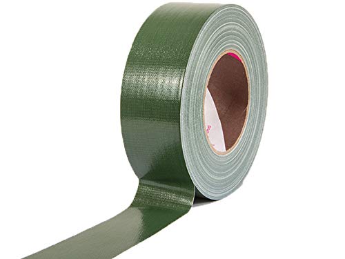 Profi Tape Klebeband für Bühnenbau Gewebeband Gewebeklebeband Verlegerklebeband - Wald Grün, 5cm x 50m, Matt, Wasserfest, Beschriftbar, Rückstandsfrei Abziehbar von Primaflor - Ideen in Textil