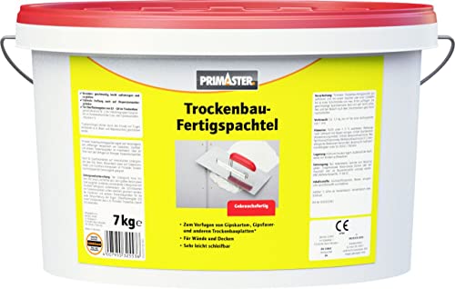 Primaster Trockenbau- Fertigspachtel 7kg Spachtelmasse Trockenbauspachtel von Primaster