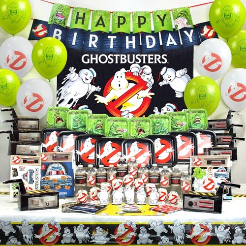 Ghostbusters Birthday Party Supplies (Ultimate Pack for 16 Guests), Party Themes for Birthdays, Movie Nights, Halloween Parties and More von Prime Party