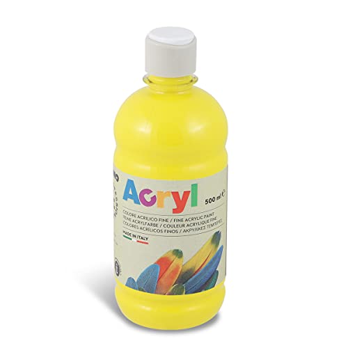 PRIMO 4003TA500201 Acrylfarbe, Primärgelb, 500 ml (Confezione da 1) von Primo