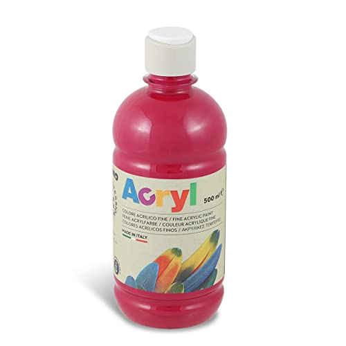 PRIMO 4003TA500301 Colore Acrilico Fine Acrylfarbe, Magenta, 500 ml (Confezione da 1) von Primo