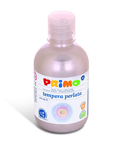 PRIMO Schulmalfarbe, Perl-Bastelfarbe für Kinder, 300ml mit Dosierverschluss (perlmutt) von Primo